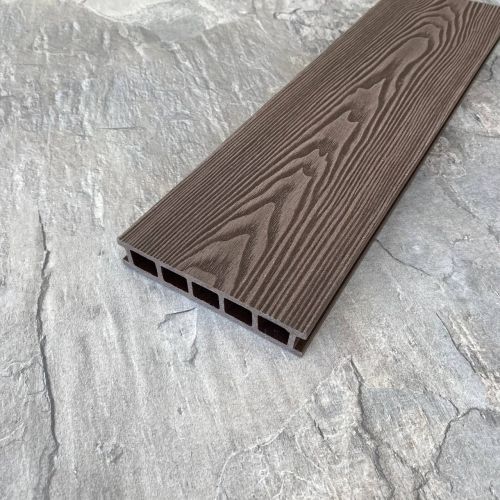 Террасная доска ДПК Latitudo, Euro 3D, Шоколад купить в Казани