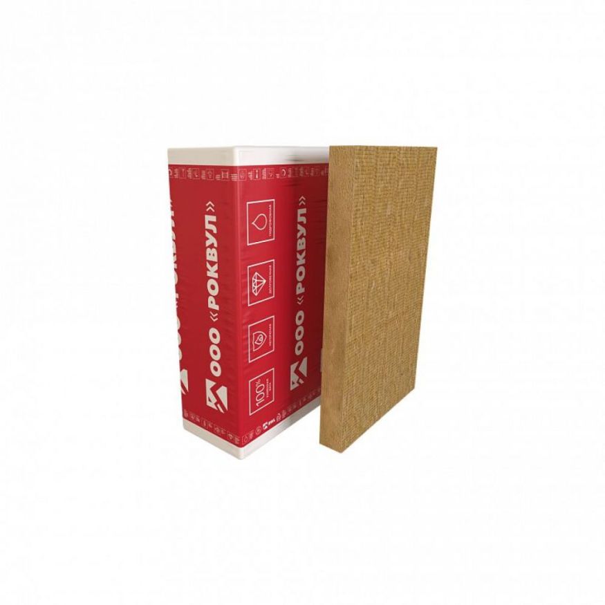 Утеплитель Rockwool РУФ БАТТС Н Оптима 100х600х1000/3шт/1.8м2/0.18м3 (32упак/палл) Rockwool купить в Казани