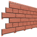 Фасадная панель Доломит, Прокрашенный кирпич Славянка, Красный купить в Казани