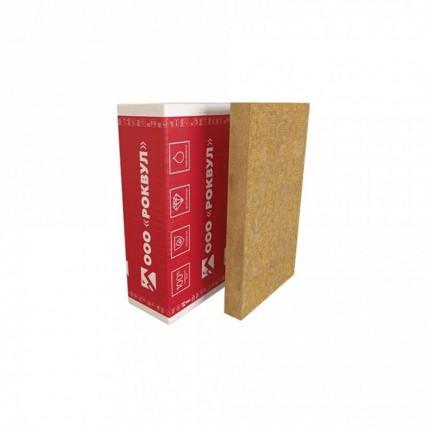 Утеплитель Rockwool ФАСАД БАТТС Д Оптима 150х600х1200/2шт/1.44м2/0.216м3 (32упак/палл) Rockwool купить в Казани