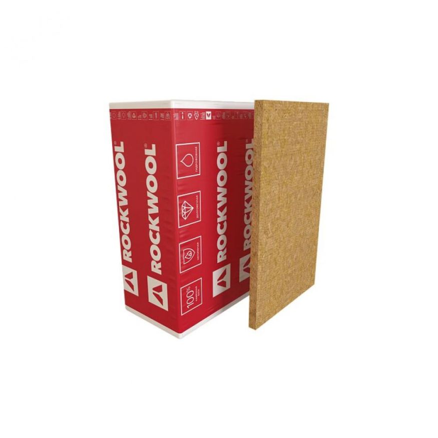 Утеплитель Rockwool ВЕНТИ БАТТС 100х600х1000/4шт/2.4м2/0.24м3 (24упак/палл) Rockwool купить в Казани