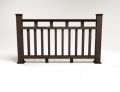 Ограждение из древесно-полимерного композита FG8 венге купить в Казани