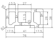 Поручень ДПК Polivan DENPASAR, песчаный, без фактуры.
