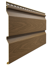 Виниловый сайдинг Docke, Деревянный брус D5D, Цвет: Миндаль