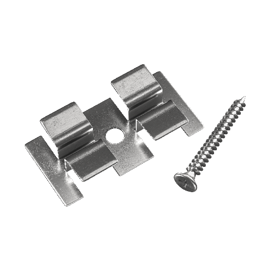 Клипса с саморезом для шовного монтажа Grinder 5 мм купить в Казани