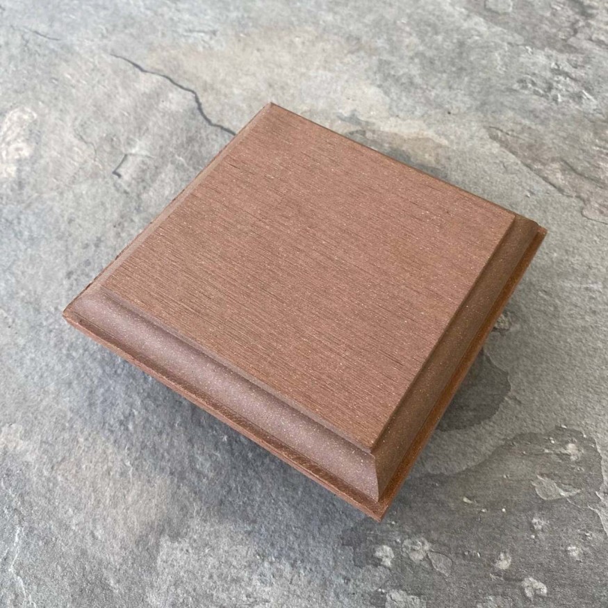 Крышка столба для ДПК ограждений EasyDecking, Wood-X, Коричневый купить в Казани