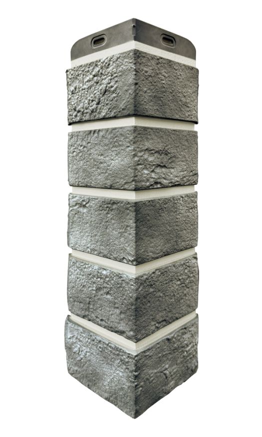 Угол наружный Grand Line, Состаренный кирпич Design Plus, Гранит (Белый шов) купить в Казани