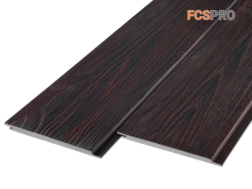 Фиброцементная панель FCSPRO Decor Wood Click Обожженное дерево купить в Казани