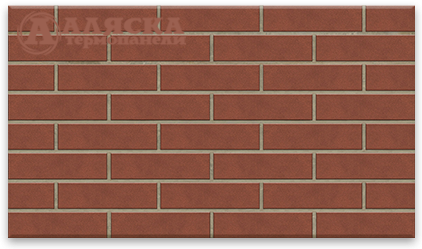 Фасадные термопанели Аляска серия Классика 35. Amsterdam red купить в Казани