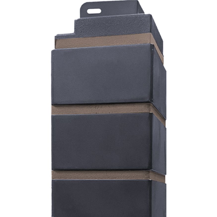 Угол наружный Кирпич облицовочный 3D, Мокрый асфальт купить в Казани