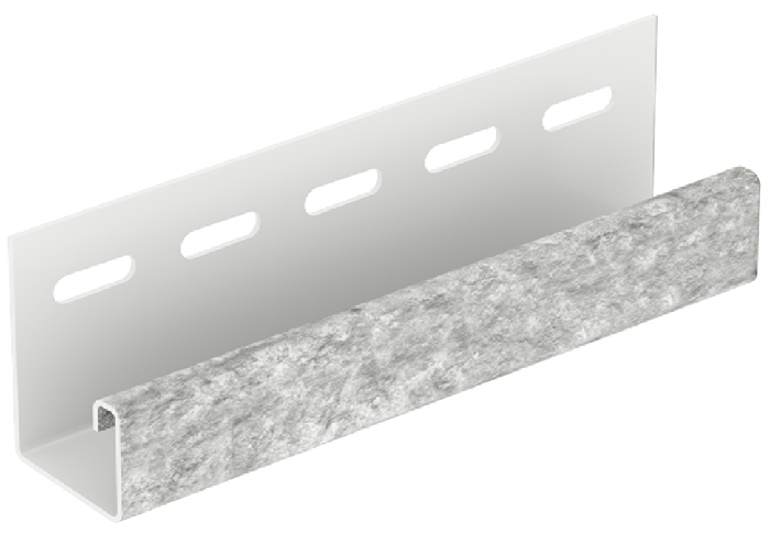 J-планка Ю-Пласт Стон Хаус Кварцит, Светло-Серый купить в Казани