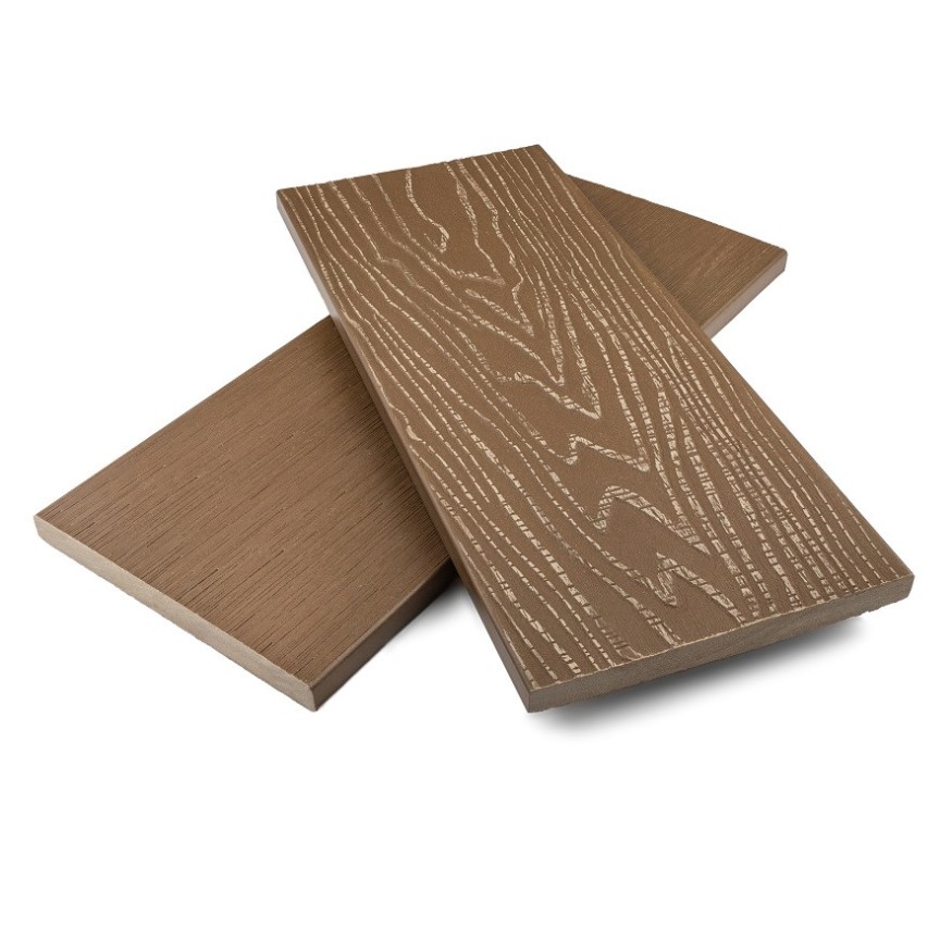 Заборная доска ДПК NanoWood Nature 3D сплошная Ореховая купить в Казани