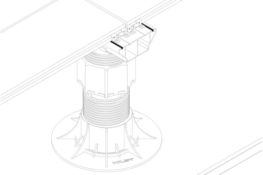 Лага Алюминий Holzhof HILST JOIST стыковочная PRO MAX купить в Казани