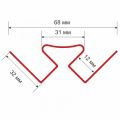 Внутренний угол для белого сайдинга купить в Казани