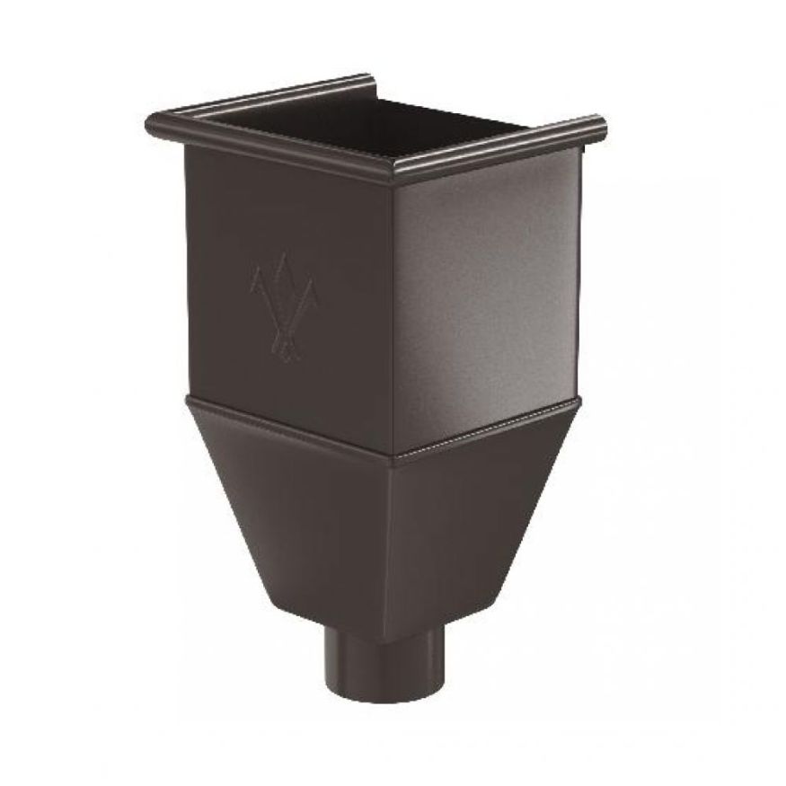 Водоотводная воронка удлиненная Aquasystem RR 32, цвет тёмно-коричневый, 125/90. купить в Казани