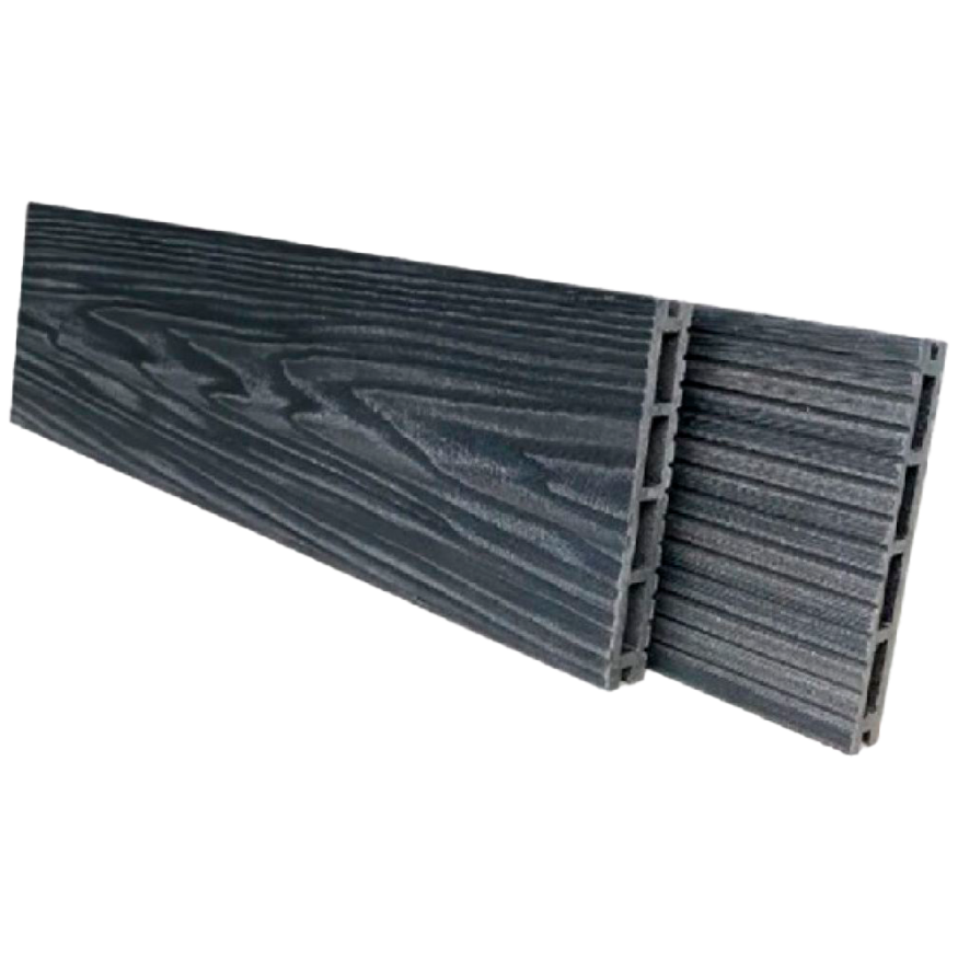Террасная доска NanoWood Comfort 3D Цвет Графит купить в Казани