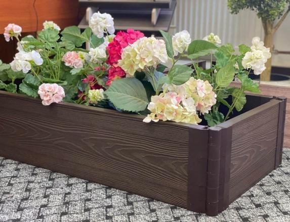 Доска для грядок и клумб из ДПК 3D, 25х150х2950, цвет венге. купить в Казани