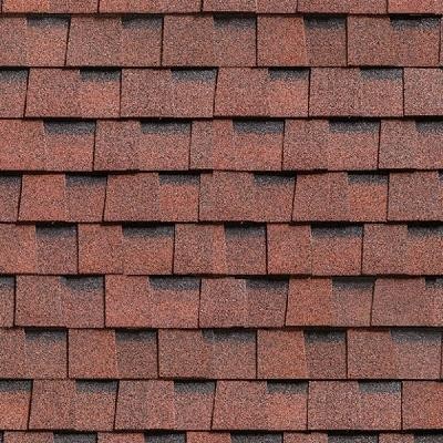 Двухслойная ламинированная черепица Shinglas, Ранчо, Красный цвет купить в Казани