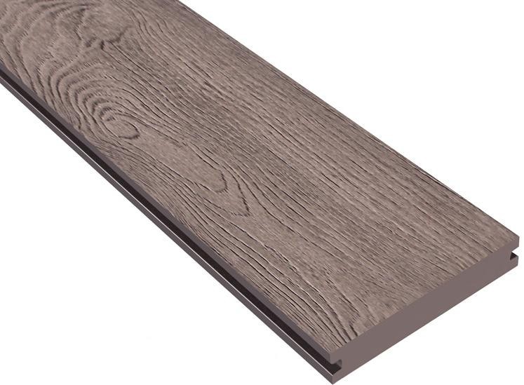Террасная доска ДПК Outdoor 3D полнотелая NEVADA/CALIFORNIA BROWN коричневый микс. купить в Казани
