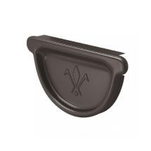 Универсальная заглушка с резиновым уплотнителем Aquasystem RR 32, тёмно-коричневая, 125/90