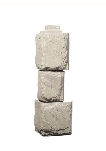 Угол Фасадного Сайдинга Серия «Крупный Камень» Песчаный купить в Казани