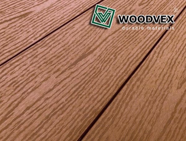 Террасная доска WOODVEX Select из ДПК в цвете Терракота купить в Казани