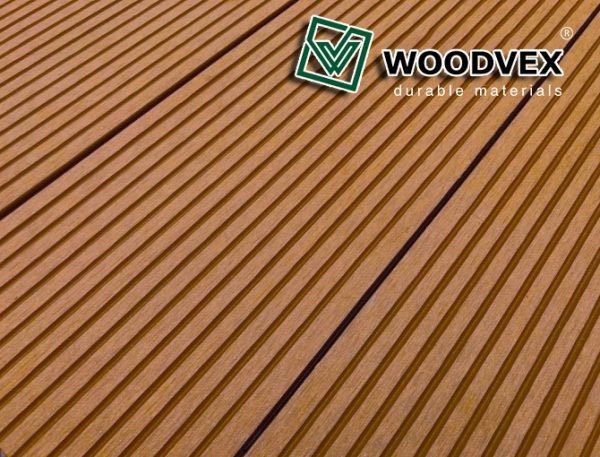 Террасная доска WOODVEX Select из ДПК в цвете Терракота купить в Казани
