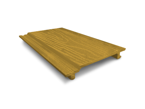 Фасадная панель из ДПК ECODECKING Цвет Желтый купить в Казани