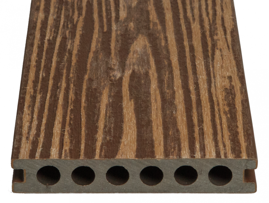 Террасная доска из ДПК CM Decking, Zebrano, Коричневый купить в Казани
