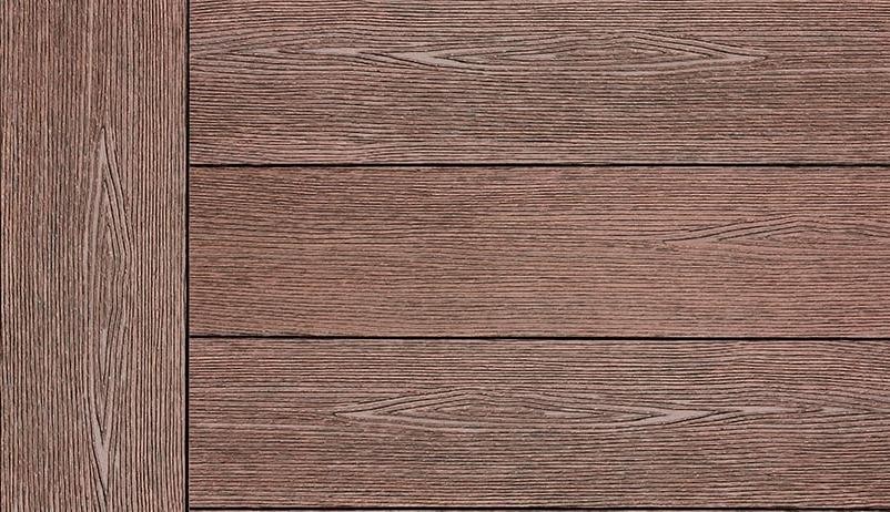 Террасная доска ДПК Outdoor 3D сплошная STORM/OCEAN BROWN коричневая смешанная купить в Казани