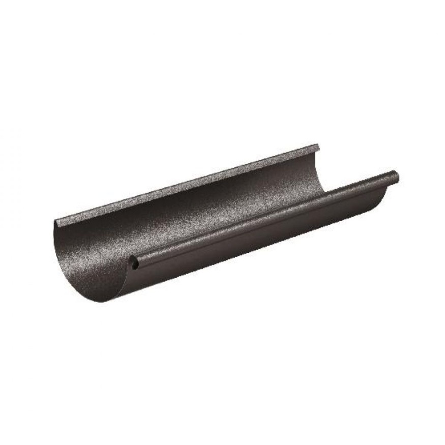 Водосточный желоб Aquasystem RR 32, тёмно-коричневый матовый, 3.00 м, 150/100 купить в Казани