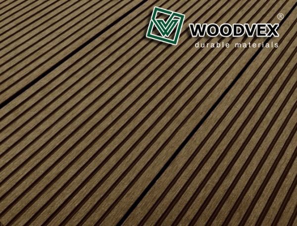 Террасная доска из ДПК WOODVEX Select в цвете Венге купить в Казани