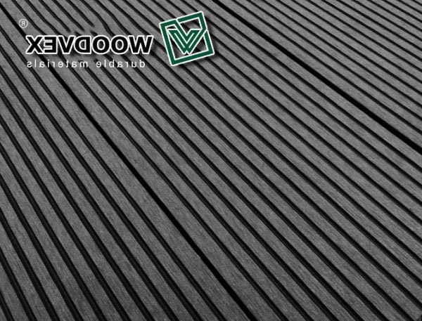 Террасная доска WOODVEX Select из ДПК в цвете Графит купить в Казани