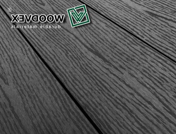 Террасная доска WOODVEX Select из ДПК в цвете Графит купить в Казани