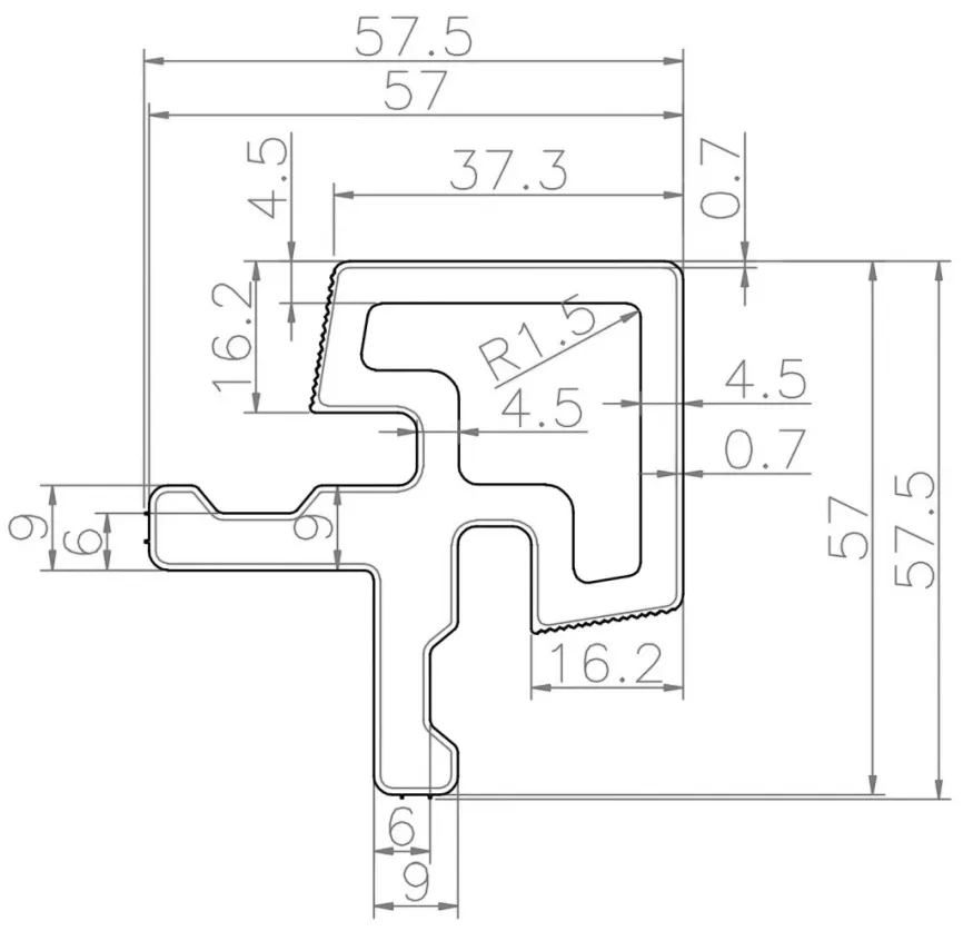 Угол внешний для фасадной панели из ДПК Polivan Group CO-EX MIX, Chocolate Mix купить в Казани